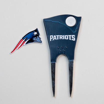 Team Golf NE Patriots Divot Tools - Custom Shaped - 