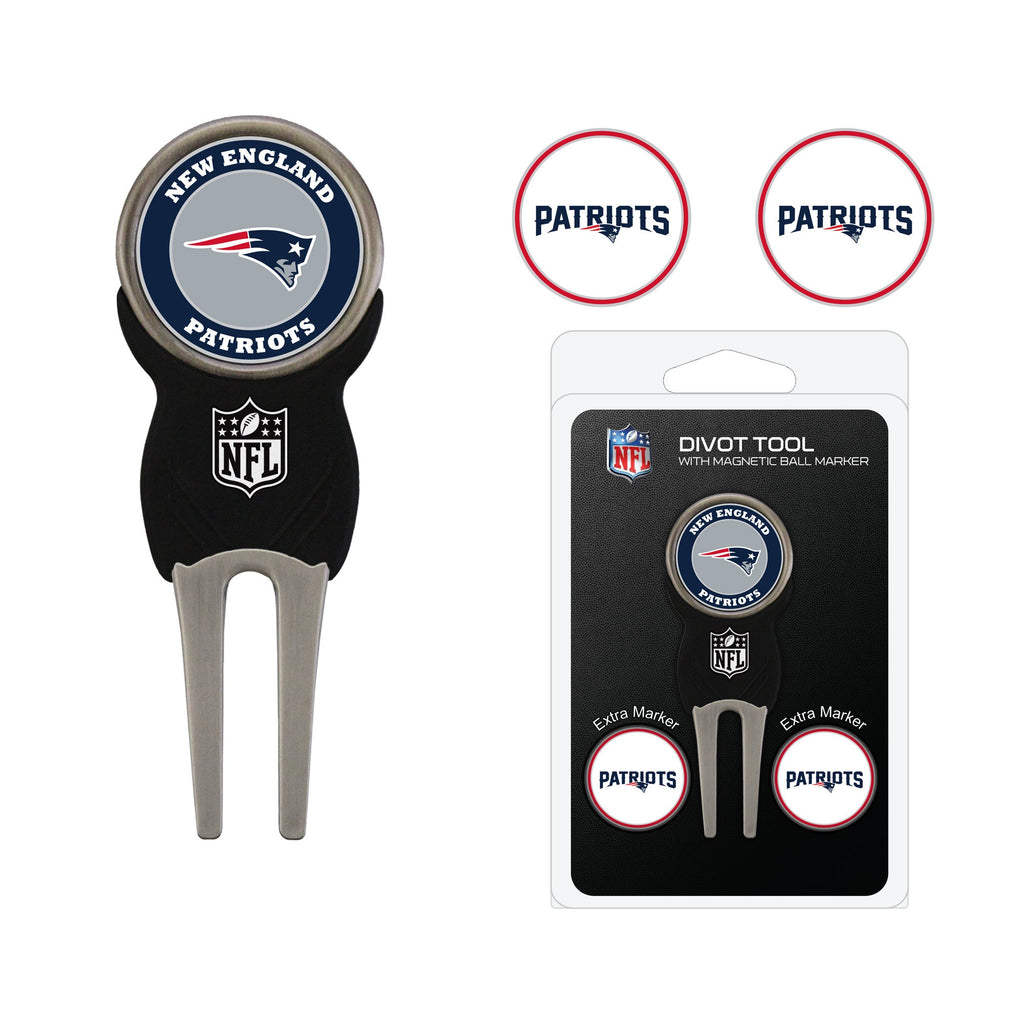 Team Golf NE Patriots Divot Tools - Signature Divot Tool Pack - 