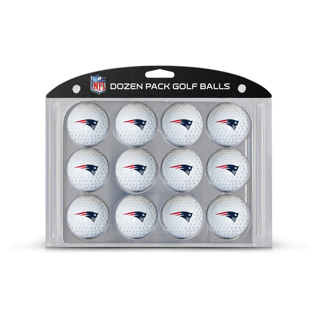 Team Golf NE Patriots Golf Balls - 12 Pack - White