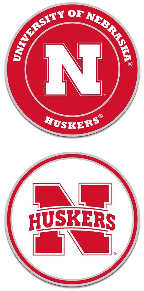 Team Golf Nebraska Ball Markers - Ball Marker - 