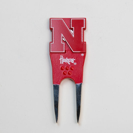 Team Golf Nebraska Divot Tools - Custom Shaped - 