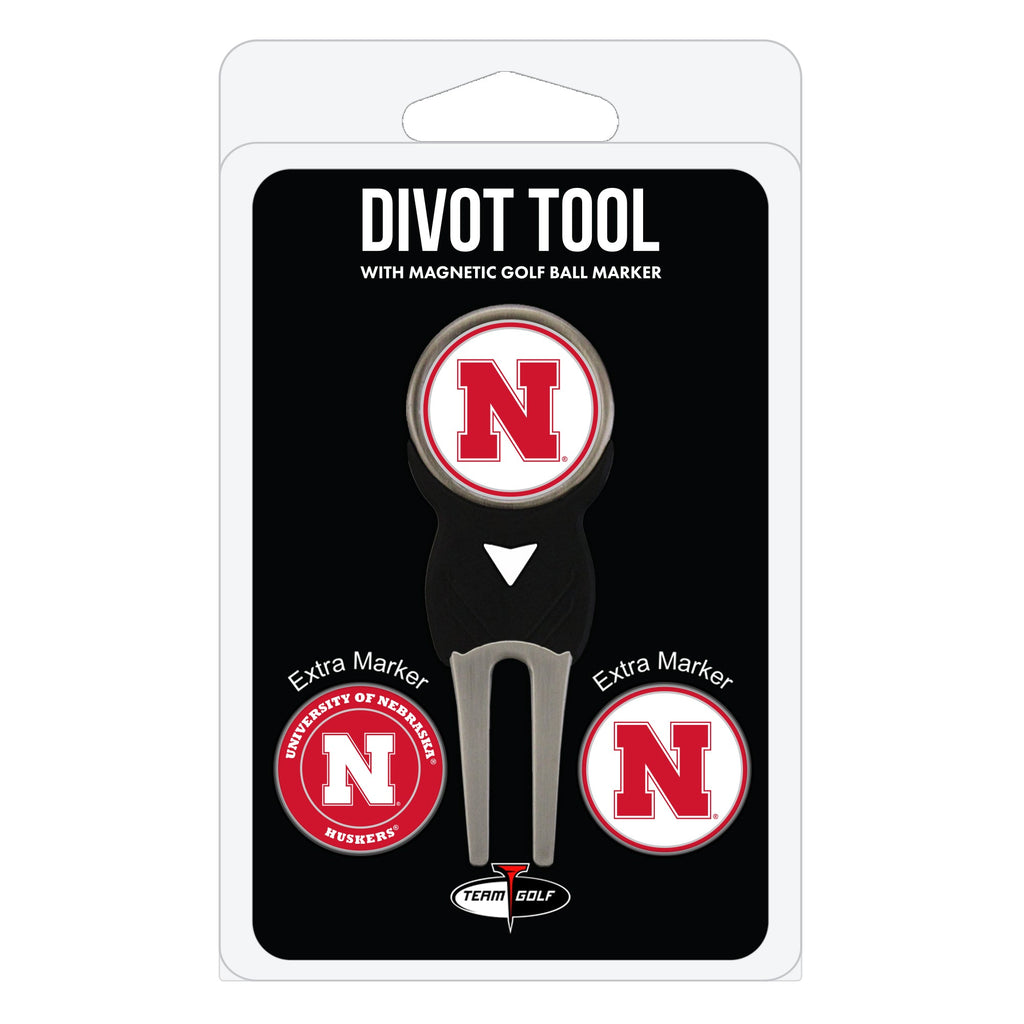 Team Golf Nebraska Divot Tools - Signature Divot Tool Pack - 