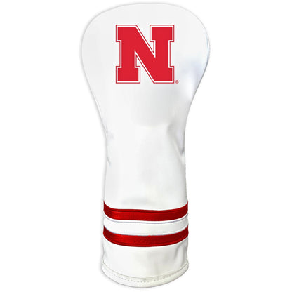 Team Golf Nebraska DR/FW Headcovers - Fairway HC - Printed White