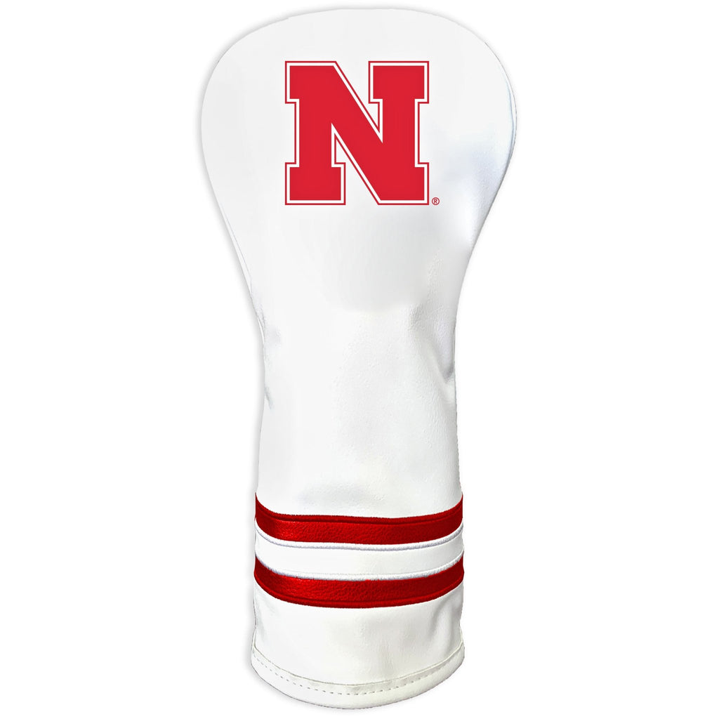 Team Golf Nebraska DR/FW Headcovers - Fairway HC - Printed White