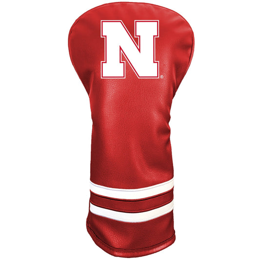 Team Golf Nebraska DR/FW Headcovers - Vintage Driver HC - Printed Color