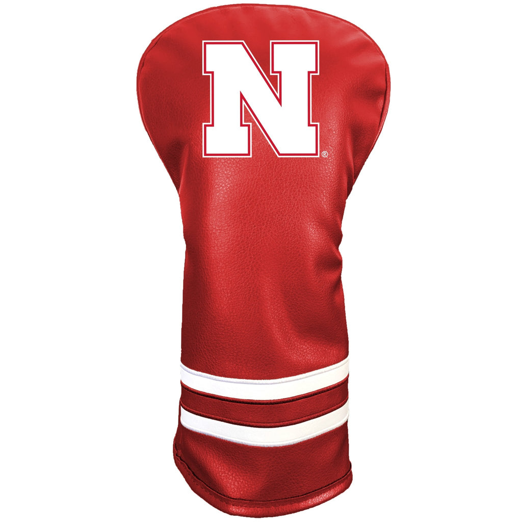 Team Golf Nebraska DR/FW Headcovers - Vintage Driver HC - Printed Color