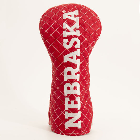 Team Golf Nebraska DR/FW Quilted Headcovers - Team Golf USA