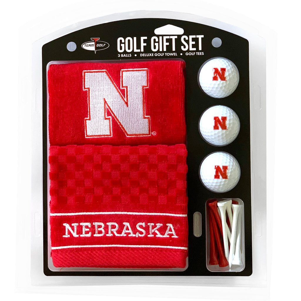 Team Golf Nebraska Golf Gift Sets - Embroidered Towel Gift Set - 