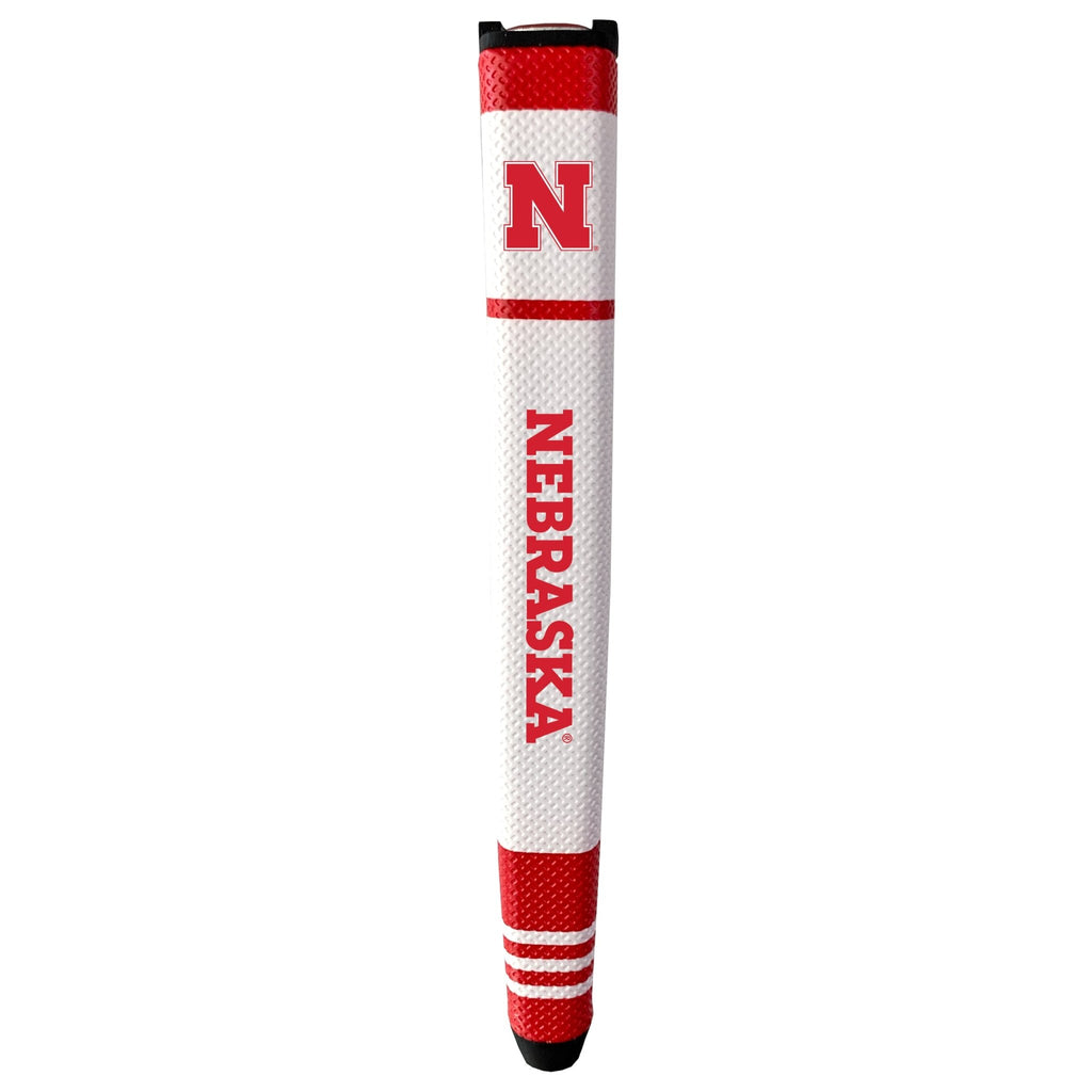 Team Golf Nebraska Putter Grips - White - 