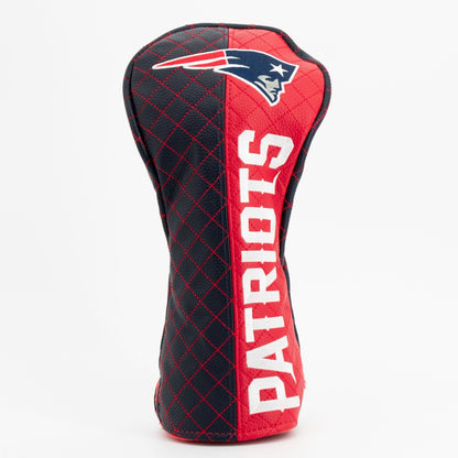 Team Golf New England Patriots DR/FW Quilted Headcovers - Team Golf USA