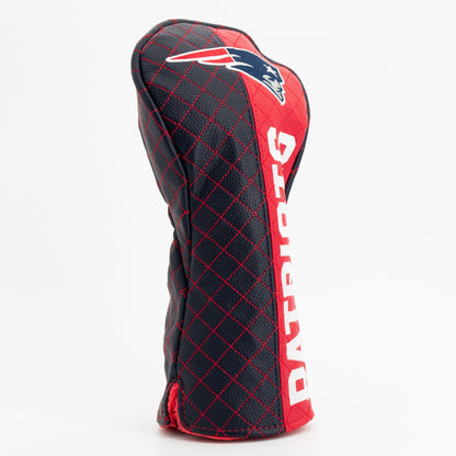 Team Golf New England Patriots DR/FW Quilted Headcovers - Team Golf USA