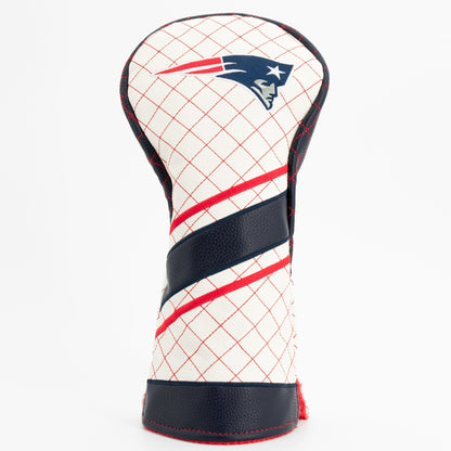 Team Golf New England Patriots DR/FW Quilted Headcovers - Team Golf USA