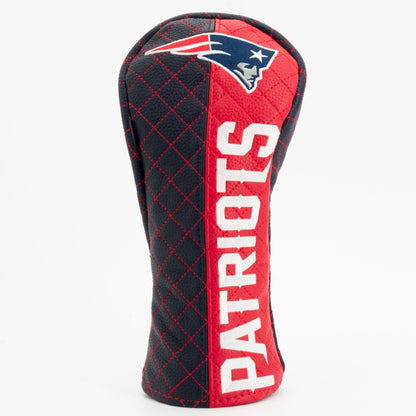 Team Golf New England Patriots DR/FW Quilted Headcovers - Team Golf USA
