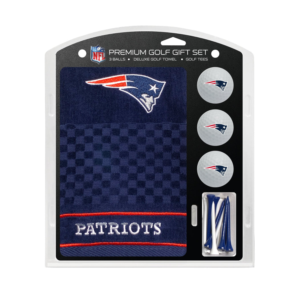 Team Golf New England Patriots Golf Gift Sets - Embroidered Towel Gift Set -