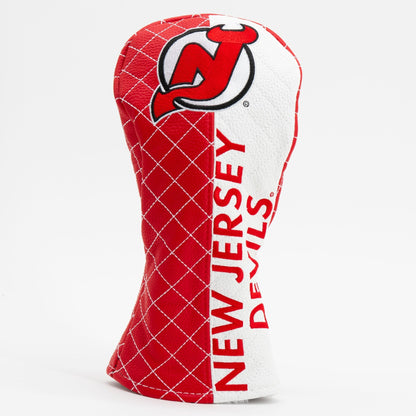 Team Golf New Jersey Devils DR/FW Quilted Headcovers - Team Golf USA