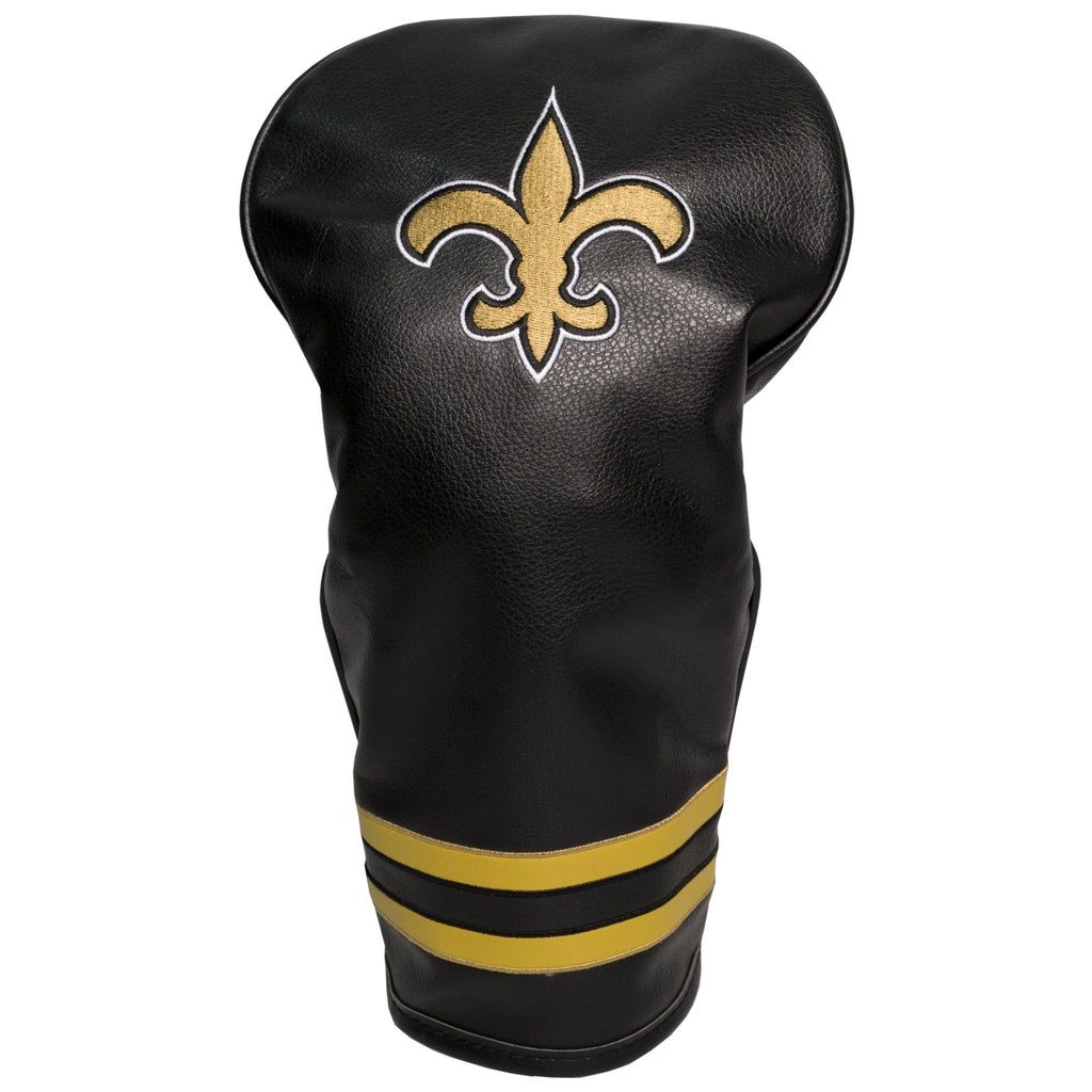 Team Golf New Orleans Saints DR/FW Headcovers - Vintage Driver HC - Embroidered