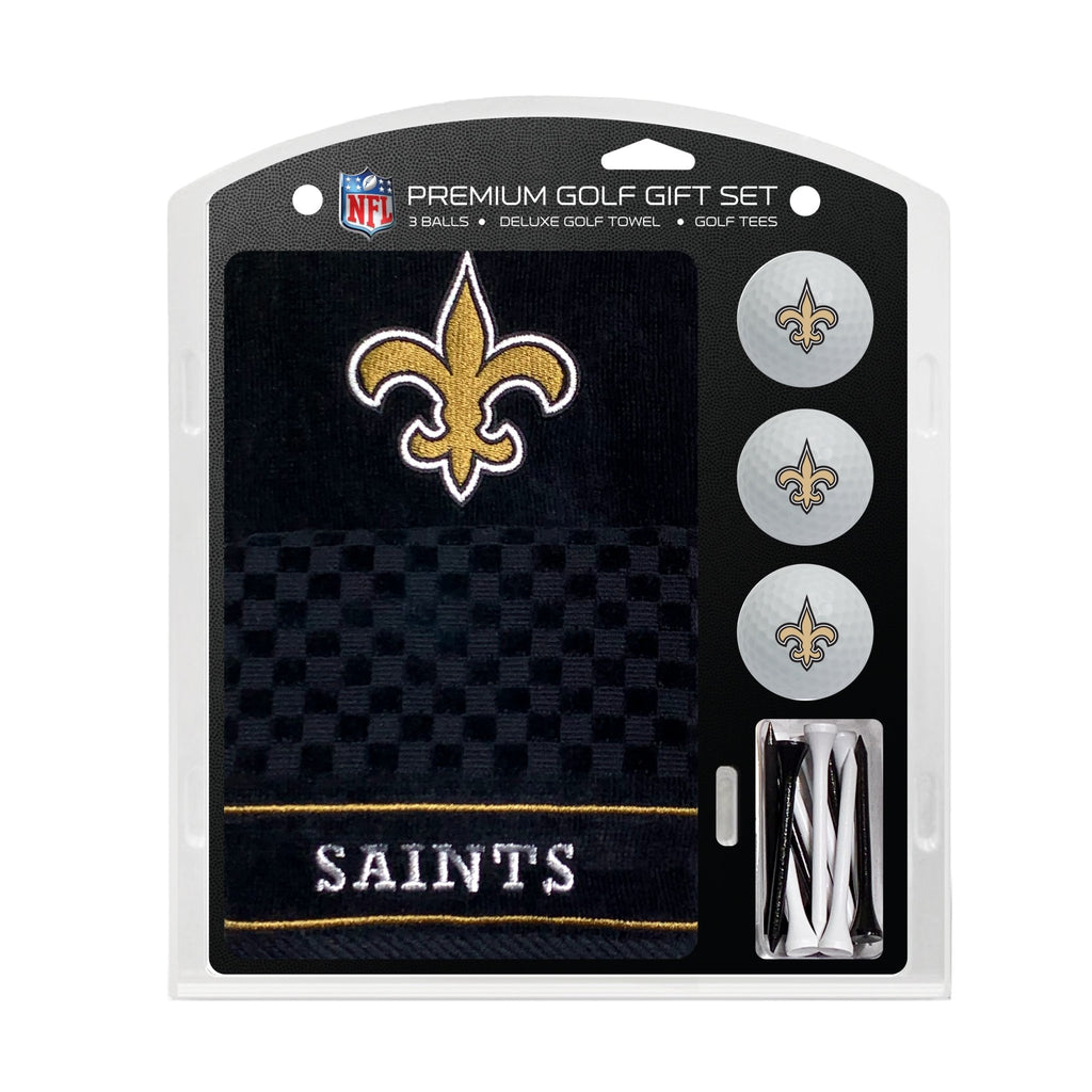 Team Golf New Orleans Saints Golf Gift Sets - Embroidered Towel Gift Set -