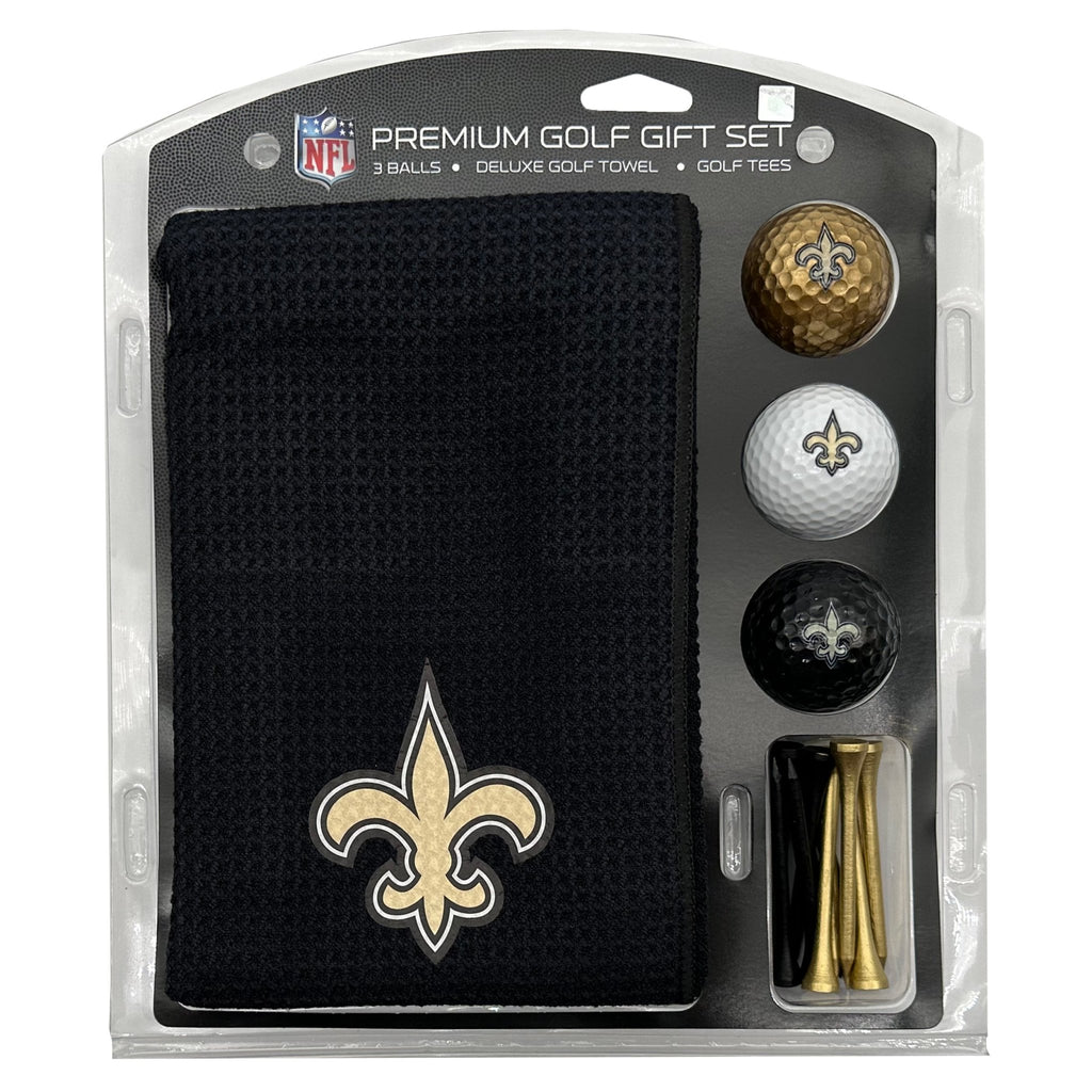 Team Golf New Orleans Saints Golf Gift Sets - Microfiber Towel Gift Set-Color -