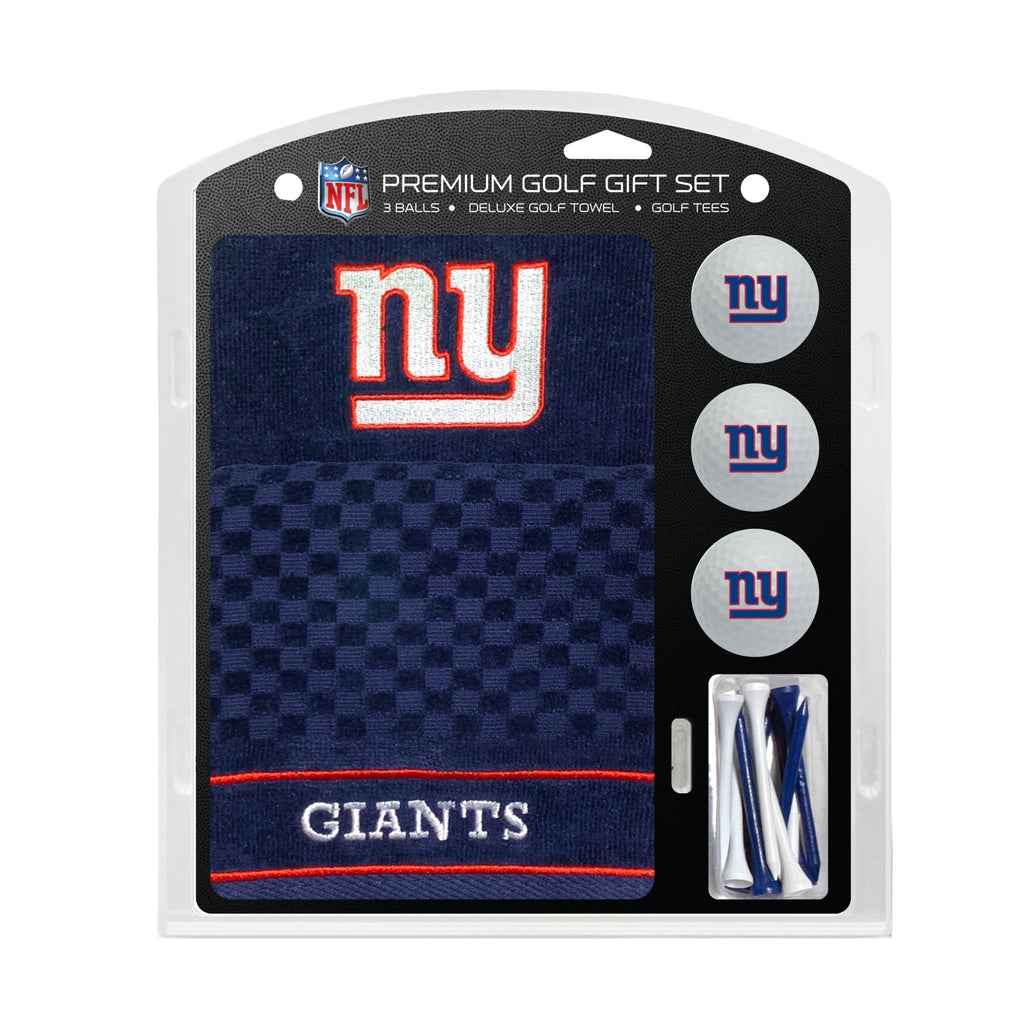 Team Golf New York Giants Golf Gift Sets - Embroidered Towel Gift Set -