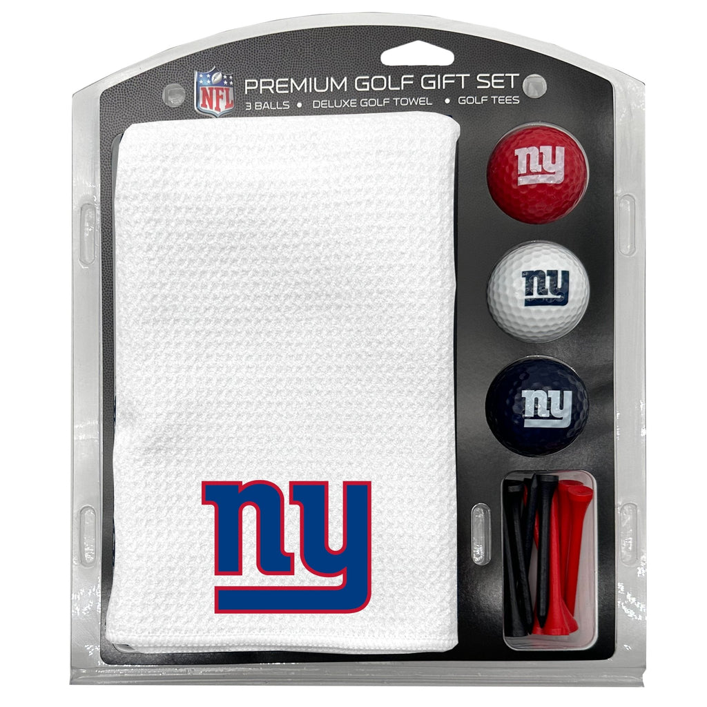 Team Golf New York Giants Golf Gift Sets - Microfiber Towel Gift Set-White -
