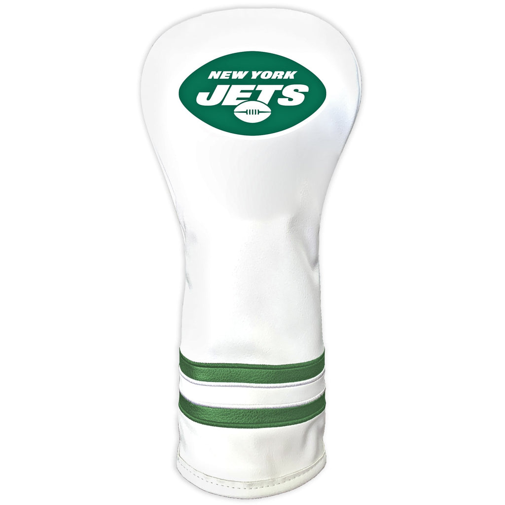 Team Golf New York Jets DR/FW Headcovers - Fairway HC - Printed White