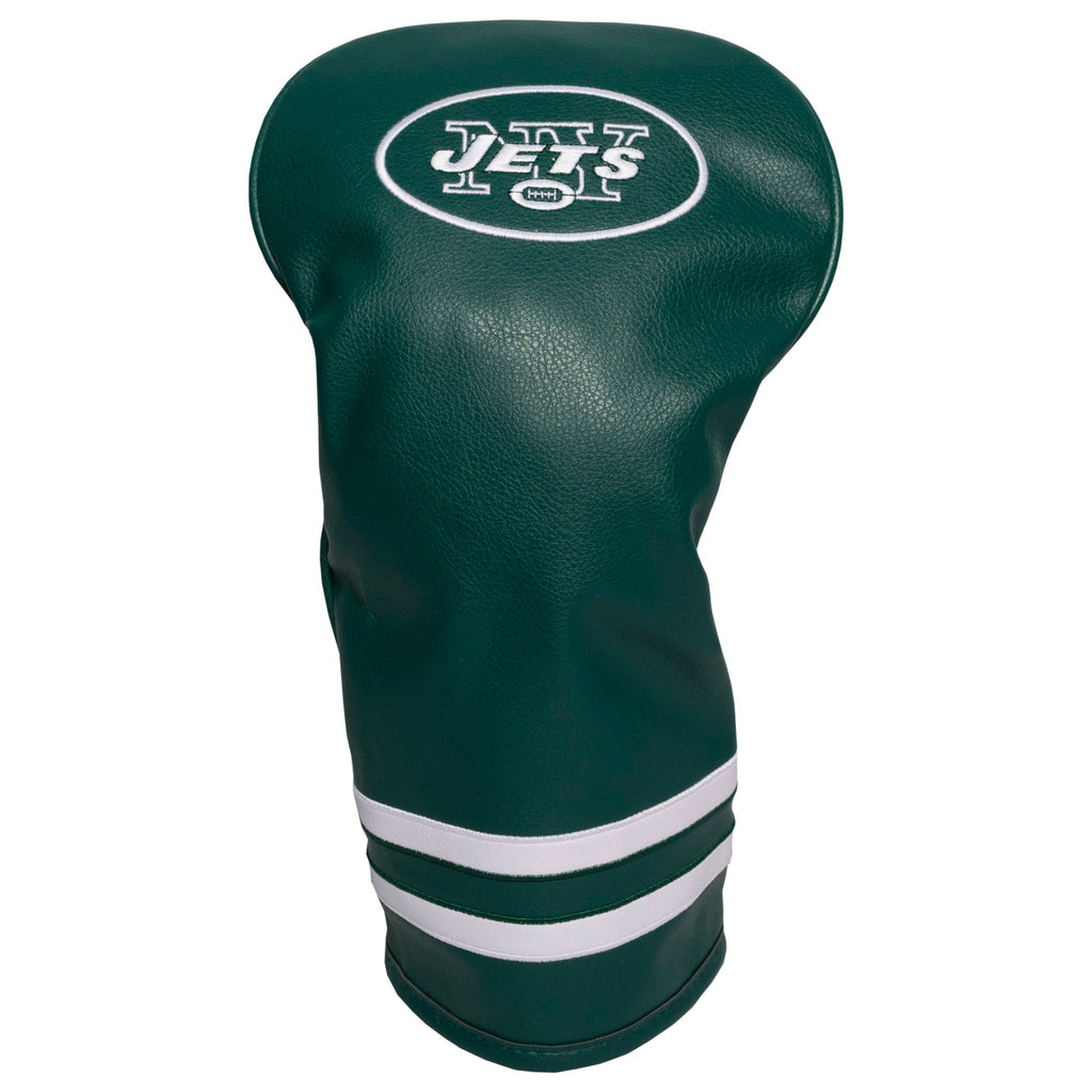 Team Golf New York Jets DR/FW Headcovers - Vintage Driver HC - Embroidered