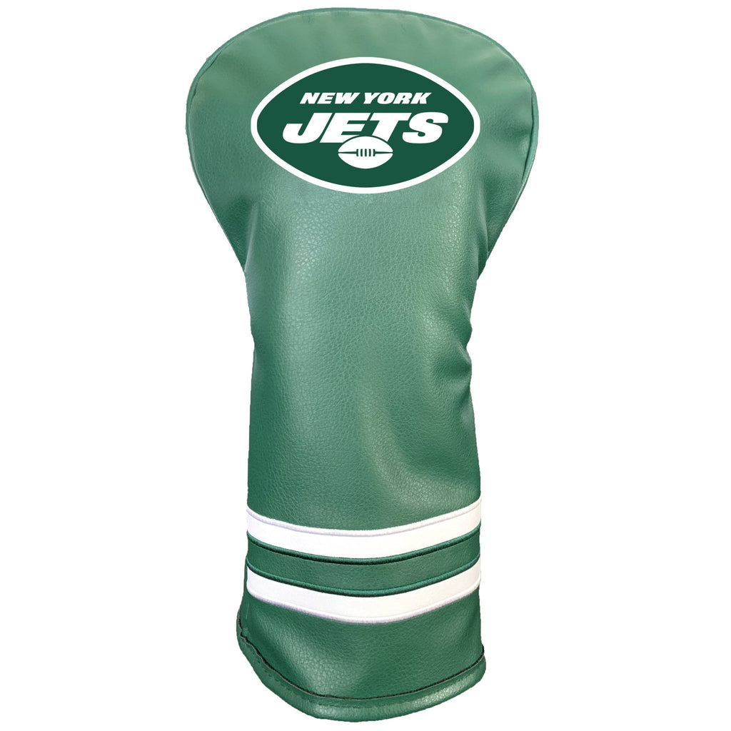 Team Golf New York Jets DR/FW Headcovers - Vintage Driver HC - Printed Color