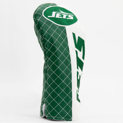 Team Golf New York Jets DR/FW Quilted Headcovers - Team Golf USA