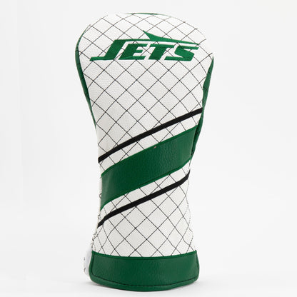 Team Golf New York Jets DR/FW Quilted Headcovers - Team Golf USA