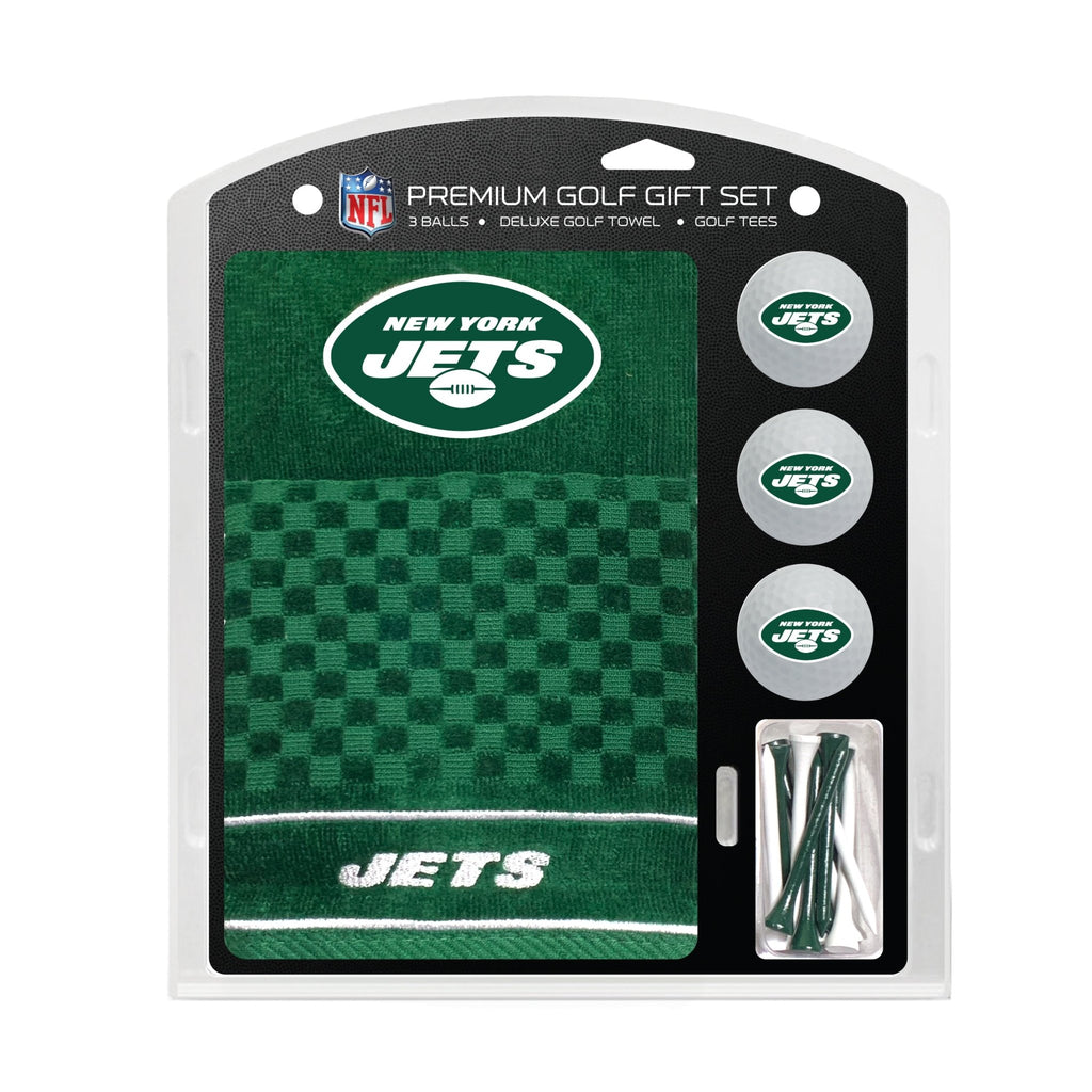 Team Golf New York Jets Golf Gift Sets - Embroidered Towel Gift Set -