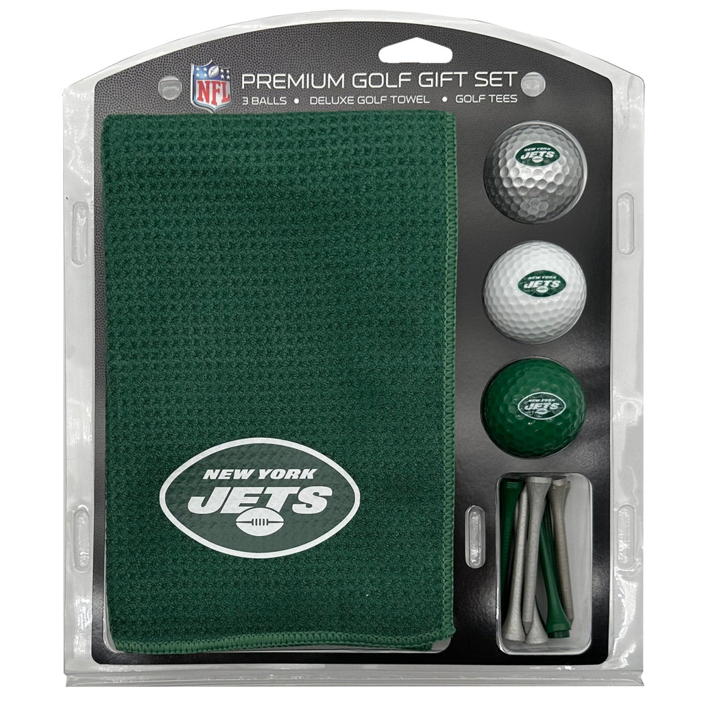 Team Golf New York Jets Golf Gift Sets - Microfiber Towel Gift Set-Color -