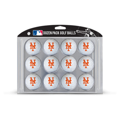 Team Golf New York Mets Golf Balls - 12 Pack - White