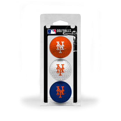 Team Golf New York Mets Golf Balls - 3 Pack - Team