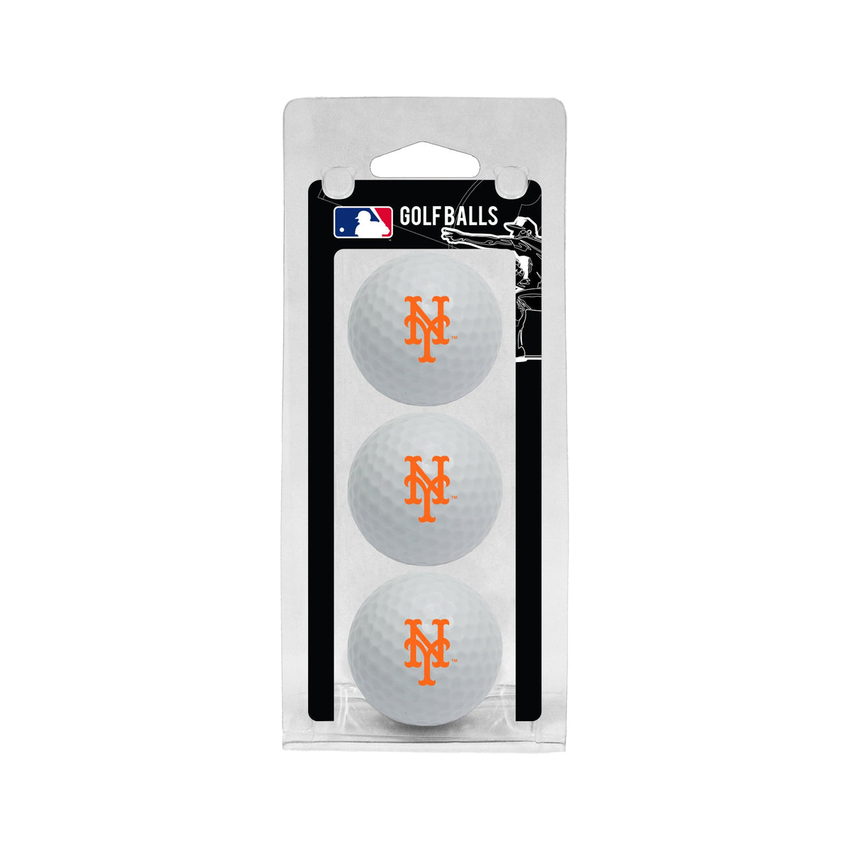 Team Golf New York Mets Golf Balls - 3 Pack - White