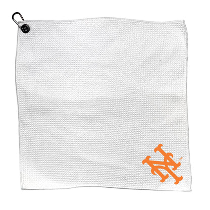 Team Golf New York Mets Golf Towels - Microfiber 15X15 White - 