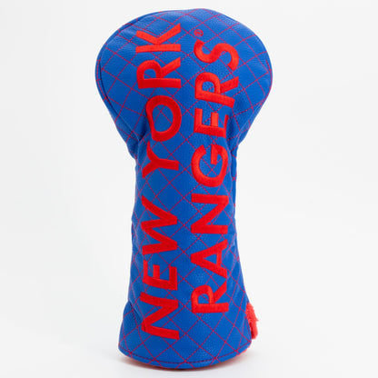 Team Golf New York Rangers DR/FW Quilted Headcovers - Team Golf USA