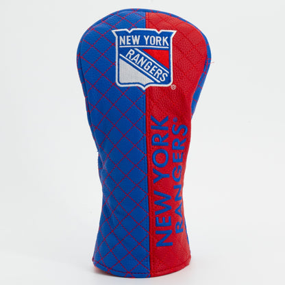 Team Golf New York Rangers DR/FW Quilted Headcovers - Team Golf USA