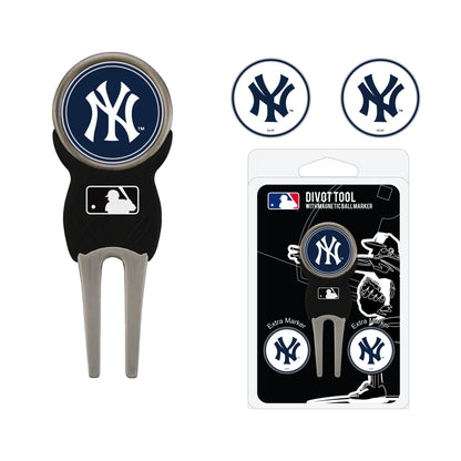 Team Golf New York Yankees Divot Tools - Signature Divot Tool Pack - 
