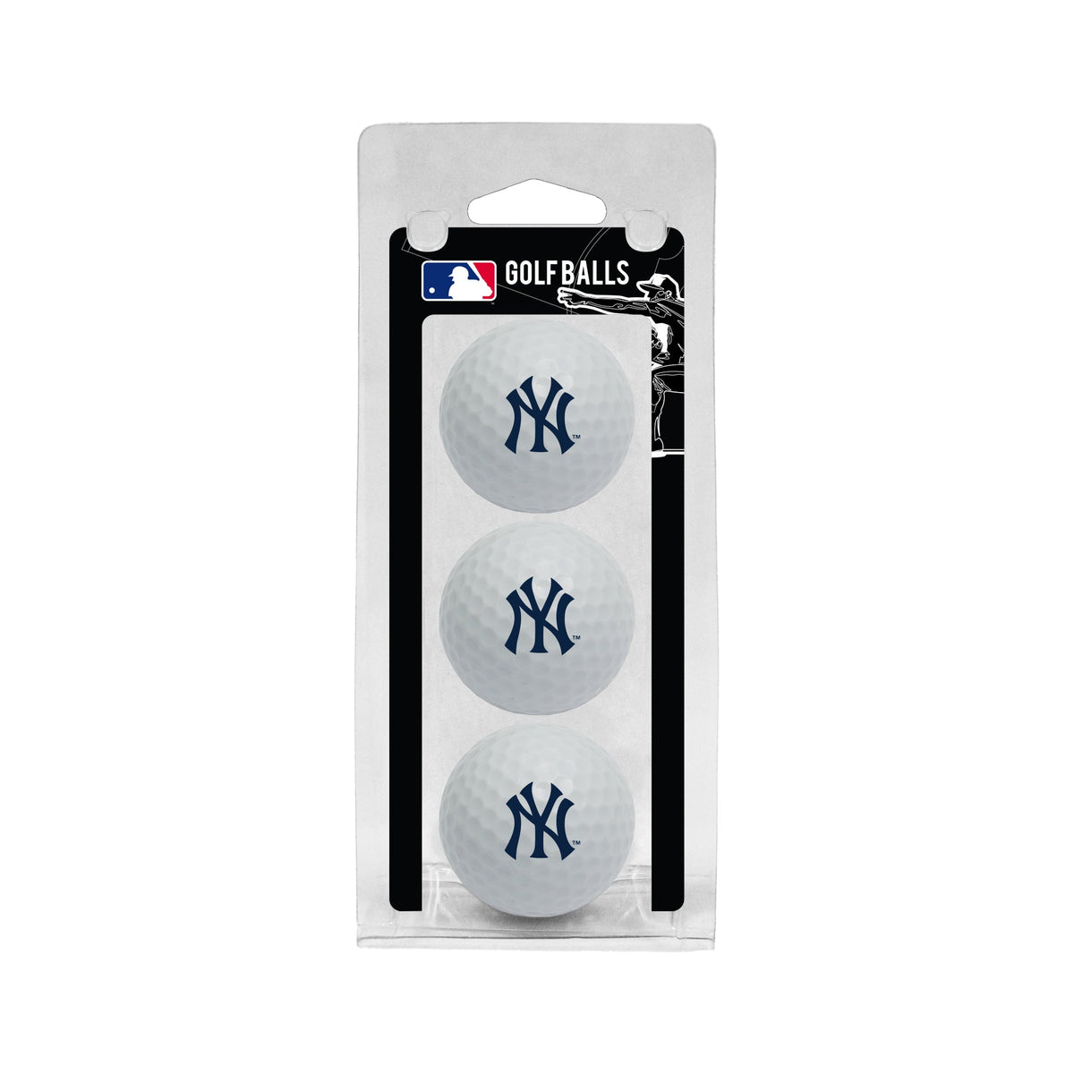 Team Golf New York Yankees Golf Balls - 3 Pack - White