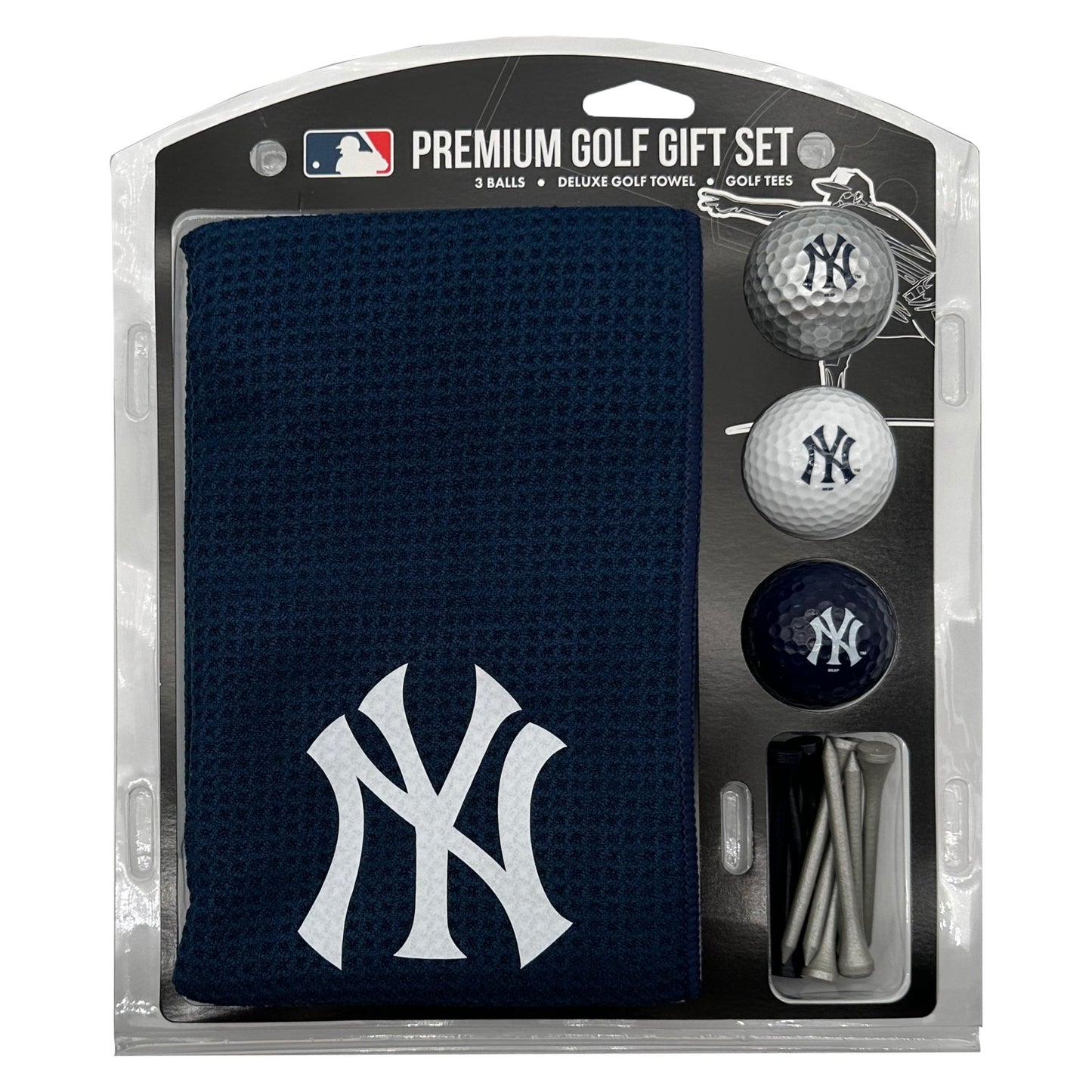 Team Golf New York Yankees Golf Gift Sets - Microfiber Towel Gift Set - Color - 