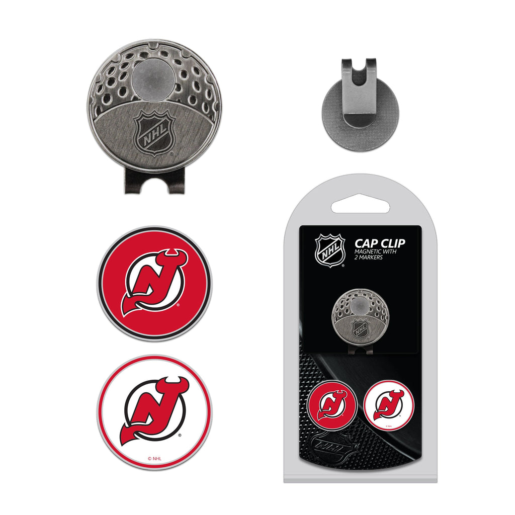Team Golf NJ Devils Ball Markers - Hat Clip w 2 Ball Markers - 