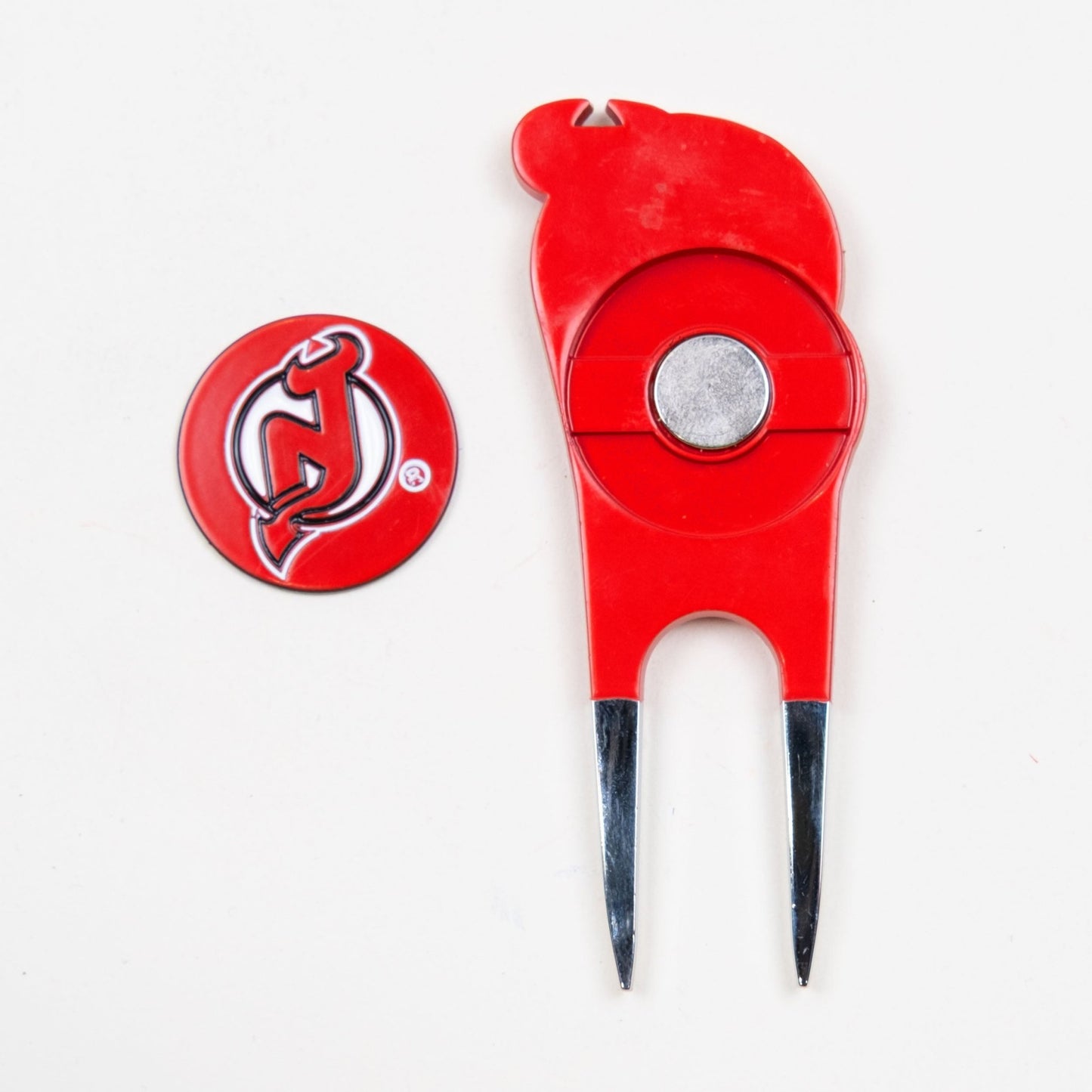 Team Golf NJ Devils Divot Tools - Custom Shaped - 