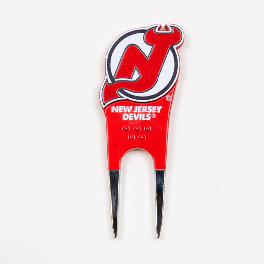 Team Golf NJ Devils Divot Tools - Custom Shaped - 