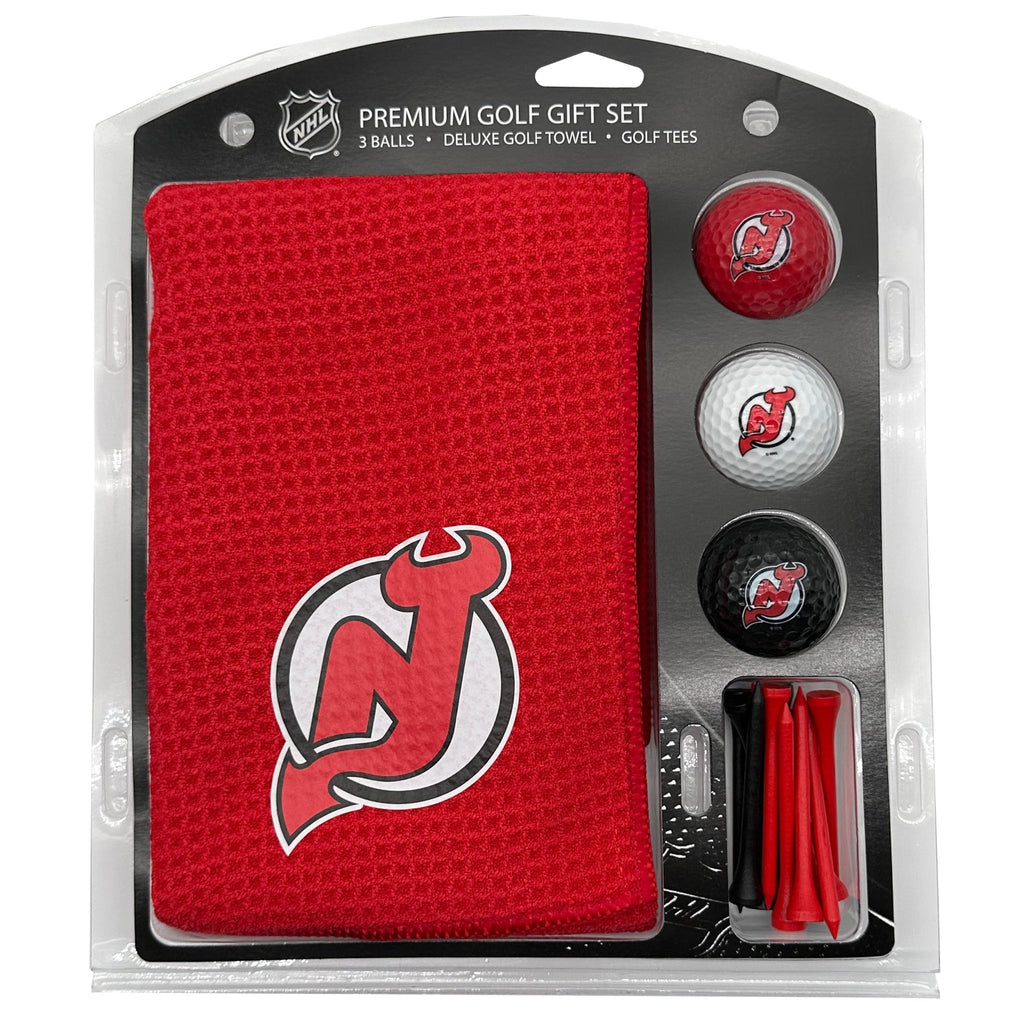 Team Golf NJ Devils Golf Gift Sets - Microfiber Towel Gift Set - Color - 