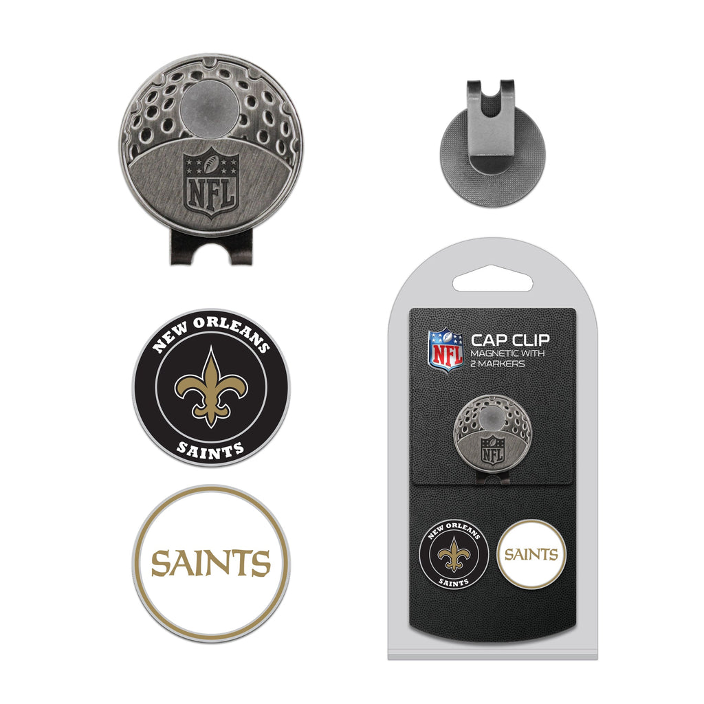 Team Golf NO Saints Ball Markers - Hat Clip - 2 markers - 