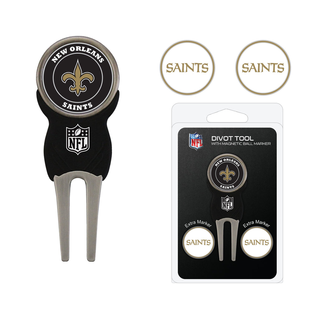 Team Golf NO Saints Divot Tools - Signature Divot Tool Pack - 