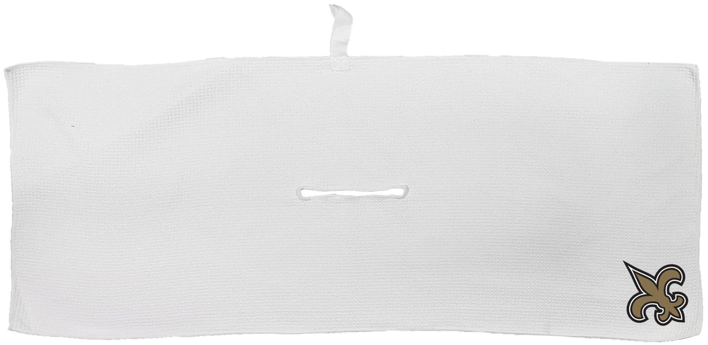 Team Golf NO Saints Golf Towels - Microfiber 16X40 White - 