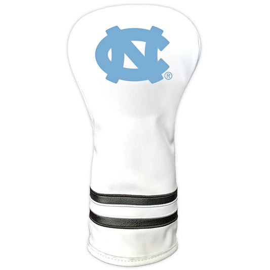 Team Golf North Carolina DR/FW Headcovers - Vintage Driver HC - Printed White