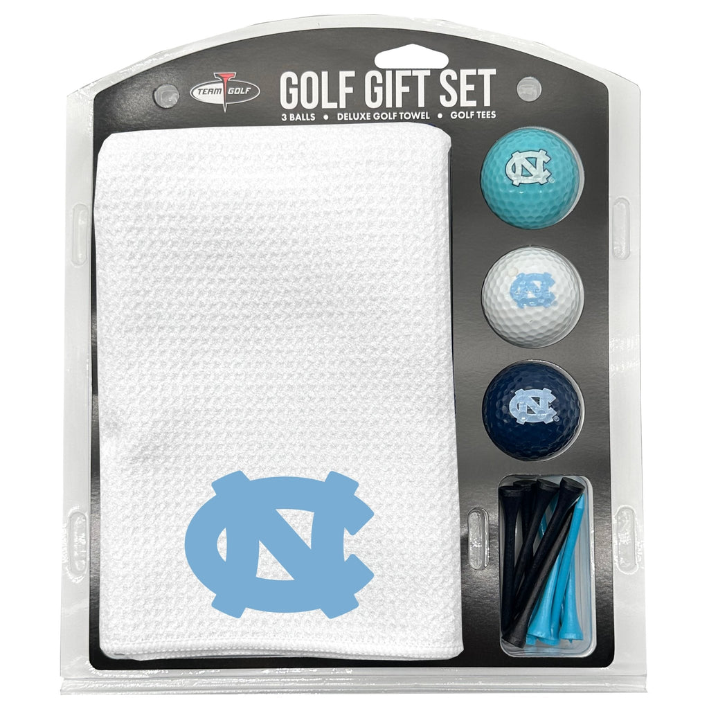 Team Golf North Carolina Golf Gift Sets - Microfiber Towel Gift Set - White - 