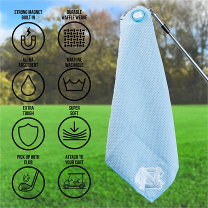 Team Golf North Carolina Magnetic Golf Towel - Team Golf USA